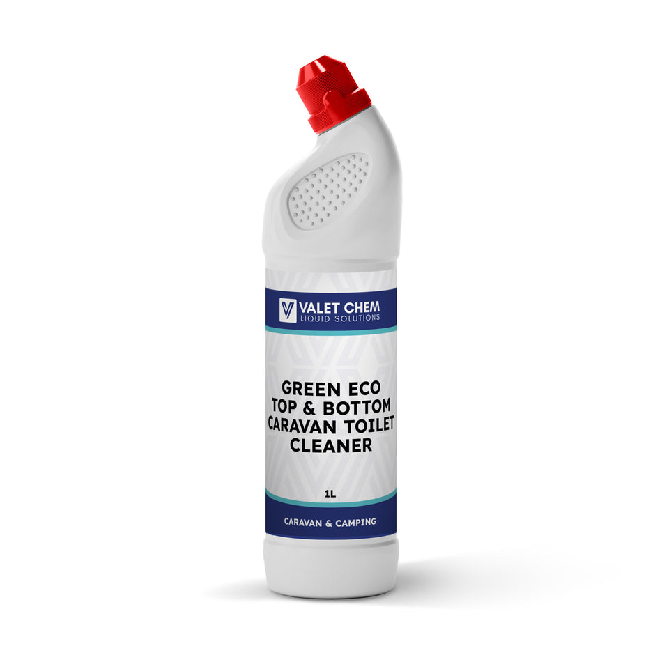 Green Eco Caravan & Motorhome Toilet Cleaner & Protector (Bottom & Top)